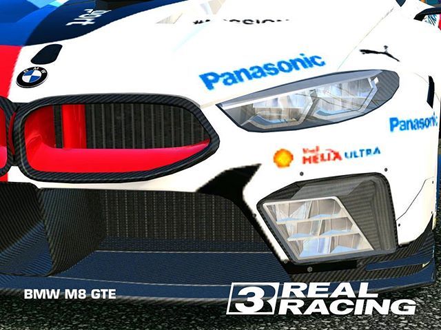 realracing343's tweet photo. Tried my best to get it in the frame 
#cars #bmw #m8 #gte #realracing #realracing3 #lemans #motorsport #luxury #pic #racing #mobile #gaming #racinggames #ea #rr3 #fia https://t.co/HCzpk96pFq https://t.co/r6dq2tTbdJ