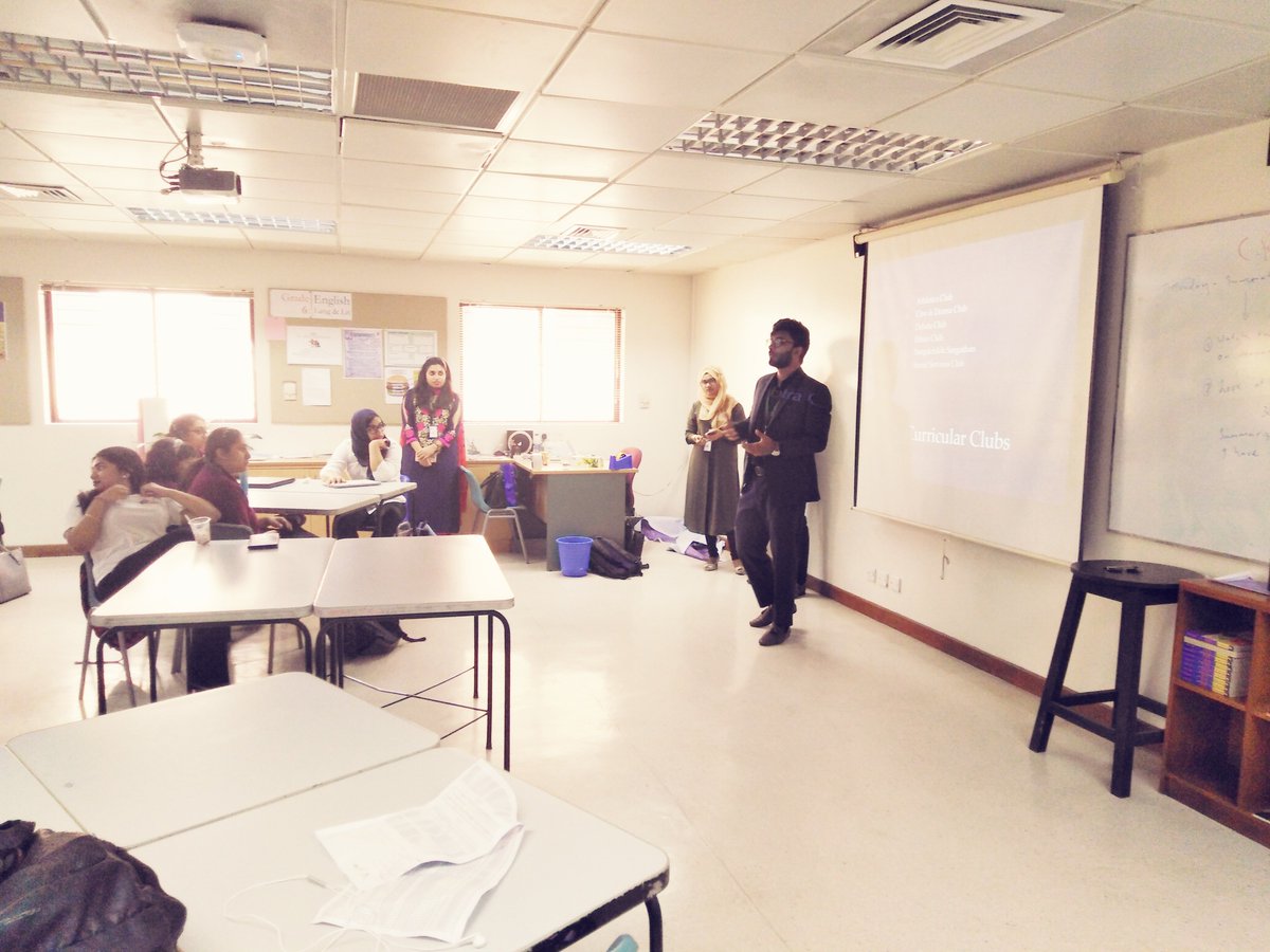 nsuoea's tweet photo. Glimpses of our successful visit to International School Dhaka! As an outreach effort, @nsuoea has been visiting many schools to promote @NorthSouthU and encourage students to come here for further education. We would like to thank ISD for having us there 😄

#NSU #outreach https://t.co/OPzFy13m1K