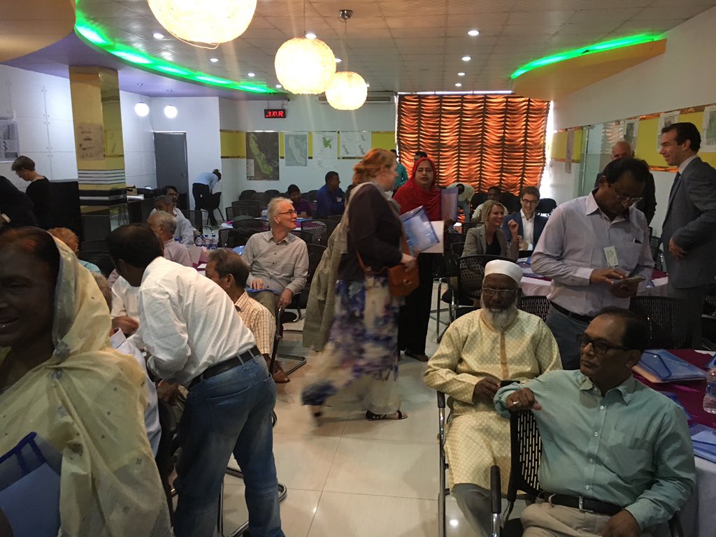 <a href="/WaterasLeverage/">Water as Leverage</a> Khulna about to start! Exciting day ahead attended by design teams, assembly members, ngos, academics and multidisciplinary specialists. <a href="/SDG2030/">SDG2030</a> <a href="/UNHABITAT/">UN-Habitat</a> <a href="/RVO_Int_Ond/">RVO Internationaal</a>