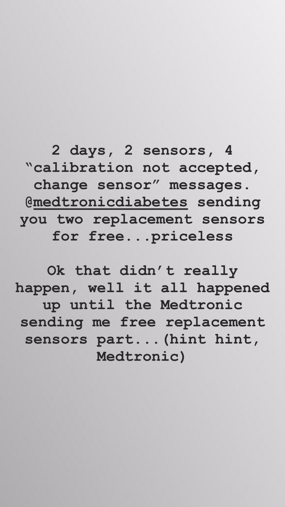 EBT1D's tweet photo. This doesn’t happen often but when it does it is super frustrating. #typeoneproblems #type1diabetes #type1diabetic #type1life #type1strong #typeonediabetes #typeone #typeonestrong #typeonelife #typeonelookslikeme @MDT_Diabetes #cgm #insulinpump #closedloopsystem https://t.co/dyqjZePCkW