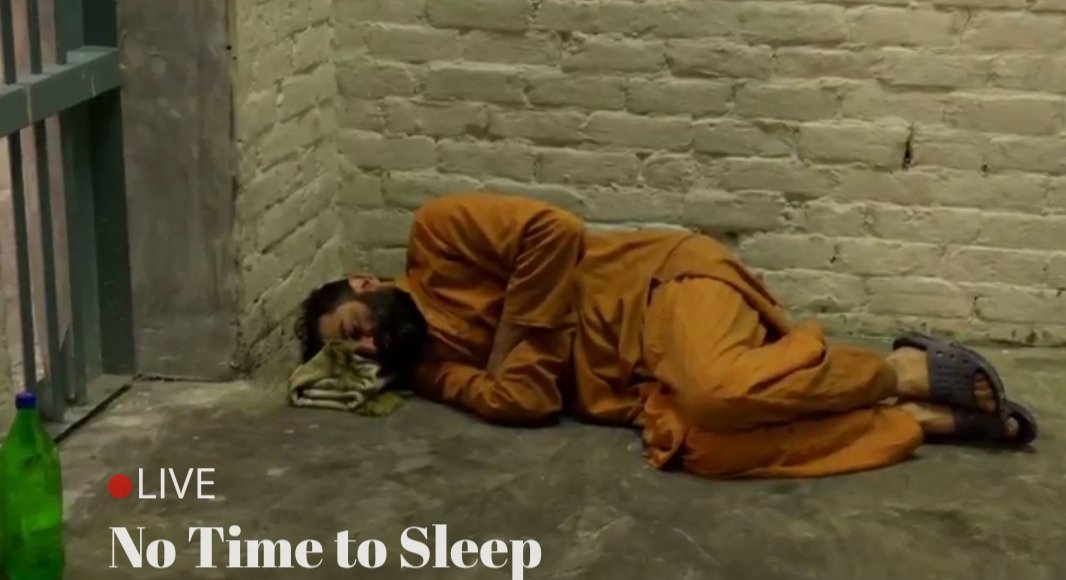 #NoTimeToSleep is a striking example of art as resistance. Please watch it!♡♡♡♡.

Link: dawn.com/notimetosleep/

#politicalart #artasresistance 
#abolishthedeathpenalty
#deathPenalty