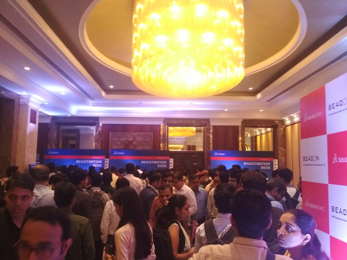 soni_abhish's tweet photo. This is how enthusiasts work.... SOLIDWORKS 2019 LAUNCH registration...@BEACON_India #SWLAUNCH2019 #SW2019 #SOKIDWORKS2019 https://t.co/y0AwrTjvvo