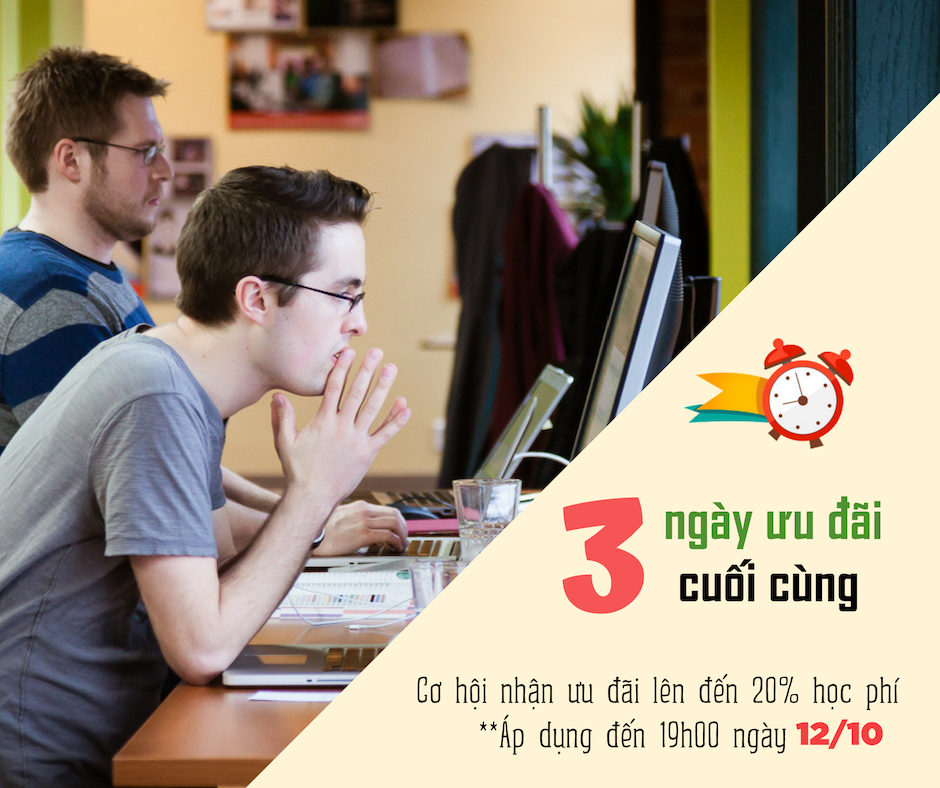 LapHoc's tweet photo. -------> CHỈ CÒN 3 NGÀY ƯU ĐÃI <------

Trung tâm Tin học KHTN tổng khai giảng các khóa học Lập trình &amp; CSDL

Đăng ký online và hoàn t��t học phí đến hết 19h ngày 12/10/2018
▶️▶️▶️ https://t.co/CFJzX1hW18

----------------
Hotline: 0914 024 357

#hoc_lap_trinh #khtn #csc https://t.co/0hGRiOImrB