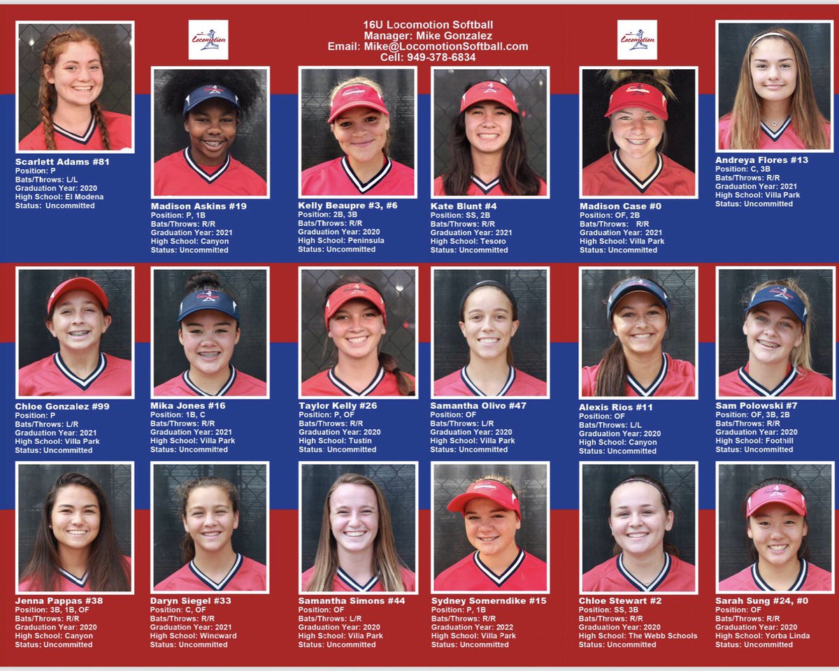 softball on Twitter "16U Fall Recruiting Flyer