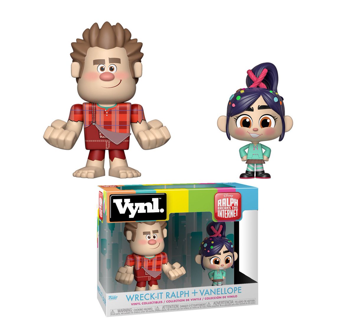 RT &amp; follow <a href="/OriginalFunko/">Funko</a> for a chance to WIN a #RalphBreakstheInternet Vynl. 2-Pack (with Wreck-It Ralph + Vanellope).