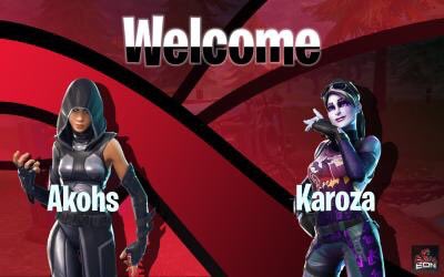 EonCompetitive's tweet photo. We are proud to announce the pickup of our new Fortnite team!! Our roster will be: 

@Karoza_ 
@AkohsPlays 

Show some love to the new team!! #EonFam #EonEvolution https://t.co/IqBy17yaT9