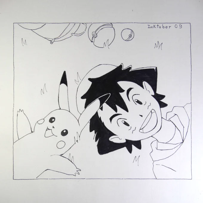 Yesterday's (;-;) theme for #Inktober was precious, and I can say pokemon was something really precious for my chilhood (and still is)
#Inktober2018 #inktoberday9 #Inktoberprecious 