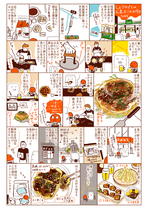 続きです。「しょうゆさしの広島おこのみ歩き」その5、その6、お買い物編 