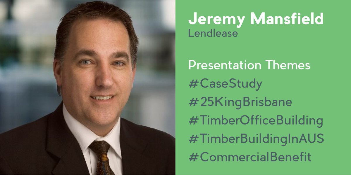 ADELAIDE | OCT 17
ASBN Spotlight | Tall Timber Buildings
eventbrite.com.au/e/tall-timber-…
-------
Presenter Reveal - Jeremy Mansfield 
 @JezMans @LendleaseGroup 
#adelaide #southaustralia #theASBNexperience #timberbuildings #sustainabledesign #sustainability #designforwellbeing
