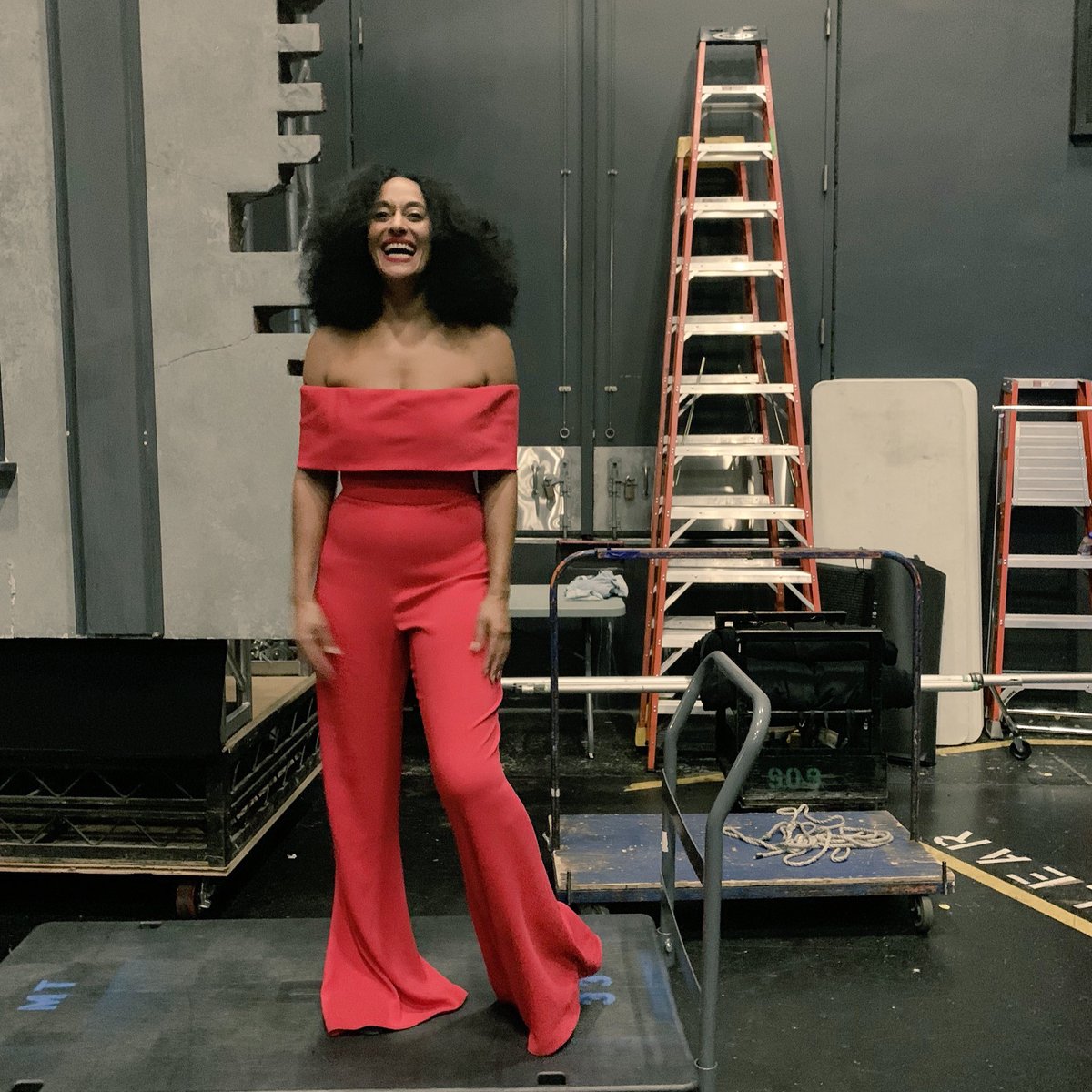 cushnie red jumpsuit