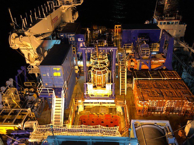 ShelfSubsea's tweet photo. MMA Prestige - back in Singapore after a 6month campaign in Malaysia. Our team are hard at work preparing the Prestige for its next project. Setup with full Survey Suite, Work Class ROV, AIR &amp; SAT Diving. #shelfsubsea #bintangsubsea #underwatersurvey #ROV #SATdiving #AIRdiving https://t.co/o5cY39TOdh