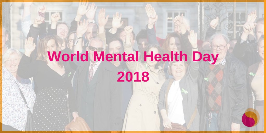 MHReform's tweet photo. Today is #WorldMentalHealthDay 2018! 
On #WMHD18  we are especially reminded of the need to continue to strive for an Ireland where people can access the support they need in their community to achieve their best possible mental health. https://t.co/0HfduMjHde