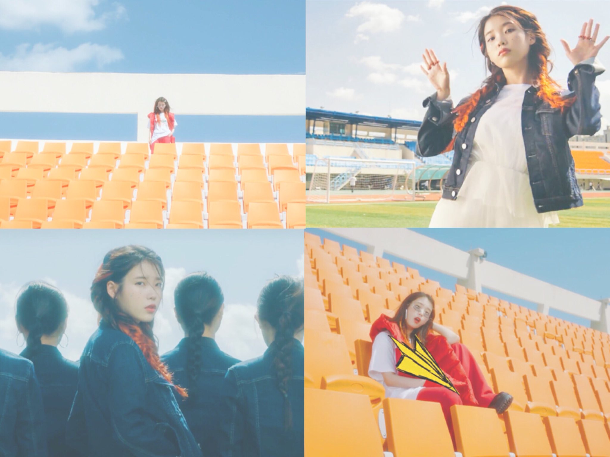 モモ Iuカムバ かわいい かわいい かわいい やっぱりiuのつくる音楽の世界観が 好きすぎる サビがめちゃくちゃ良くて オンニがダンスしてて萌えた 今すぐ覚えて踊ります 笑 Iu 아이유 ibbi 삐삐 T Co