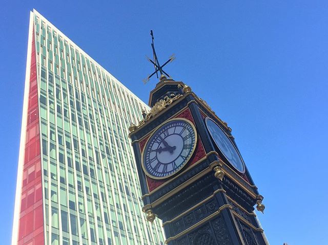 gorminator's tweet image. Always good to say hello to #littleben @smithofderby #publictime #clock #tw