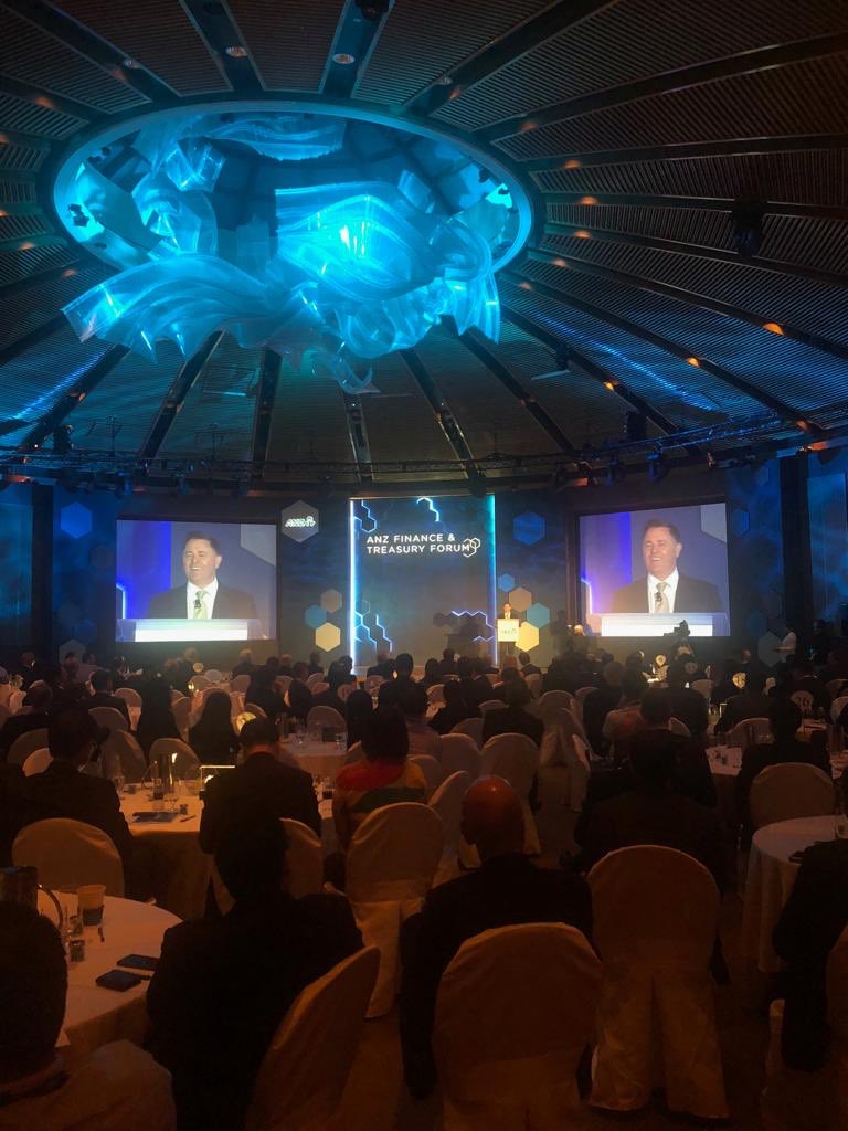 It’s a wrap for an excellent inaugural #ANZForum18 in Singapore. Great line-up of thought provoking speakers on megatrends &amp; what they mean for the future of treasury and finance. <a href="/faruqui_farhan/">Farhan Faruqui</a> <a href="/triscasb/">Trisca ScottBranagan</a> <a href="/ricyet/">Richard Yetsenga 叶森 🇦🇺 🇭🇰 🇹🇭 🇳🇱</a> @Tapleyk <a href="/ElizabethRudall/">Elizabeth Rudall</a> <a href="/MaileCarnegie/">Maile Carnegie</a>