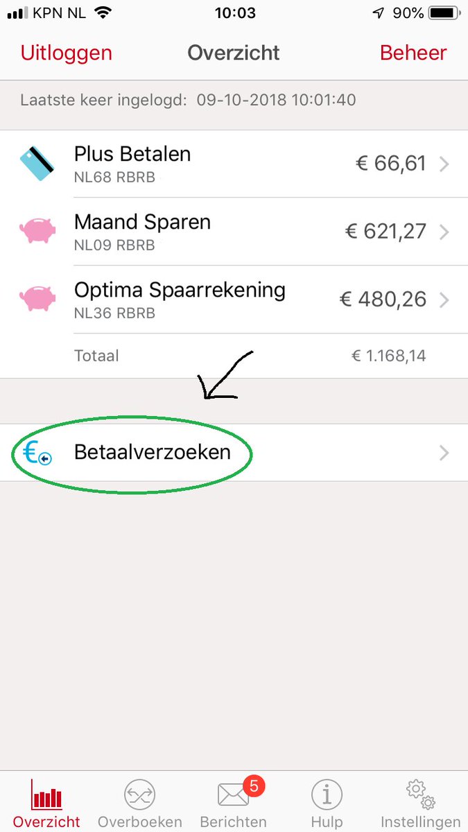 DeManAdvies's tweet photo. Heeft u de nieuwste functie in de RegioBankApp al ontdekt. Stuur nu gemakkelijk via de App een betaalverzoek! #regiobank #mobielbankieren #app #betaalverzoek #2018 #betaalrekening https://t.co/D2VUmP5y6n
