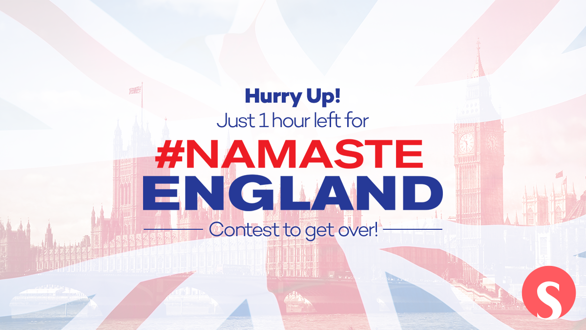 Pick up the pace Tweeple! 
Hit it with your best shot. 😉🎁🎁

#NamasteEngland #ContestAlert 
#contestindia #AurBhiHappening