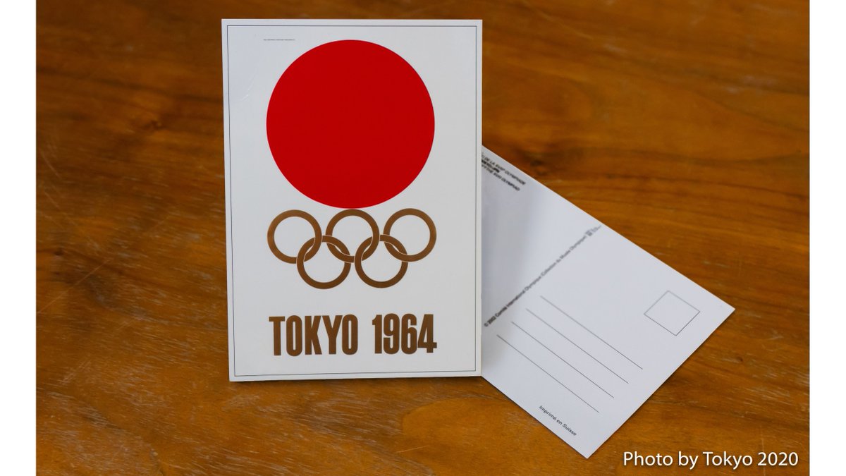 #Tokyo2020 on Twitter: "A #postcard bearing the symbolic emblem for the