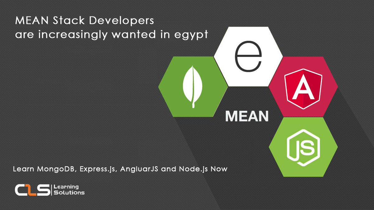 CLSLearn's tweet photo. What is The MEAN Stack ?
#MEANStack #Developers are increasingly wanted in egypt !
Learn : #MongoDB, #Expressjs, #AngluarJS and #Nodejs and advance your career now !
Starting:
14 October at Nasr City Branch(Sun- Tue- Thur)
26 October at Dokki Branch (Fri - Sat) https://t.co/l3xNDtrfV7