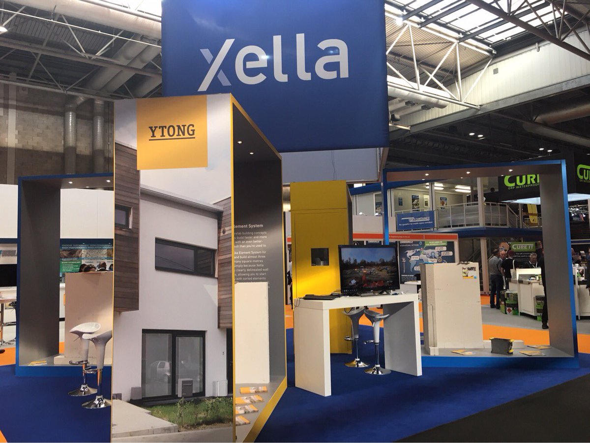 xella_uk's tweet photo. Day two at @UK_CW with people already on the stand discussing the merits of build systems from Xella. Great to have the continued support from @MFS_Kent who can give valuable feedback from their past and current use of the product #B820 #silka #speedofbuild #housingsolutions https://t.co/aO6JmxwCWc