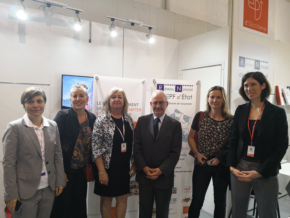 EPFPACA's tweet photo. Forte représentation du Réseau national des EPF d'Etat, partenaire de vos projets #congresHLM https://t.co/F4F4w6fVwy