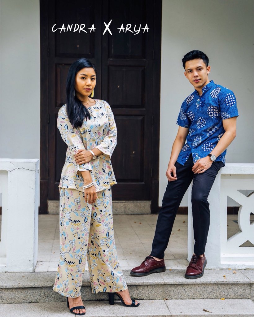 BatiqueSg's tweet photo. CANDRA X ARYA

Introducing Candra, a new Casual 2pc Suit for the ladies (avail in 3 sizes &amp; 5 designs) and Arya, a Mandarin Collared batik top for men (avail in 3 designs, in Slim Fit &amp; King Size)

🖥 Launching Online on Friday, 12 October at 7pm

https://t.co/s6T8gOrB5L https://t.co/oiThWEeFLp
