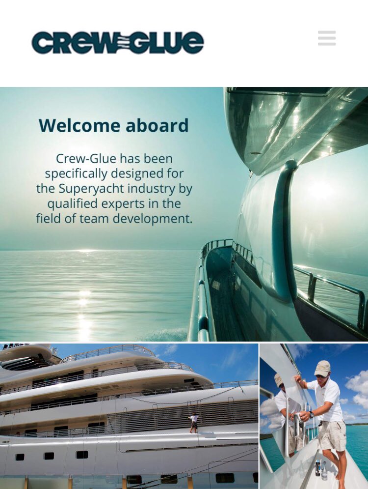 Hello! We are Crew-Glue. Check us out on crew-glue.com ..!! 😃⚓️ #crewglue