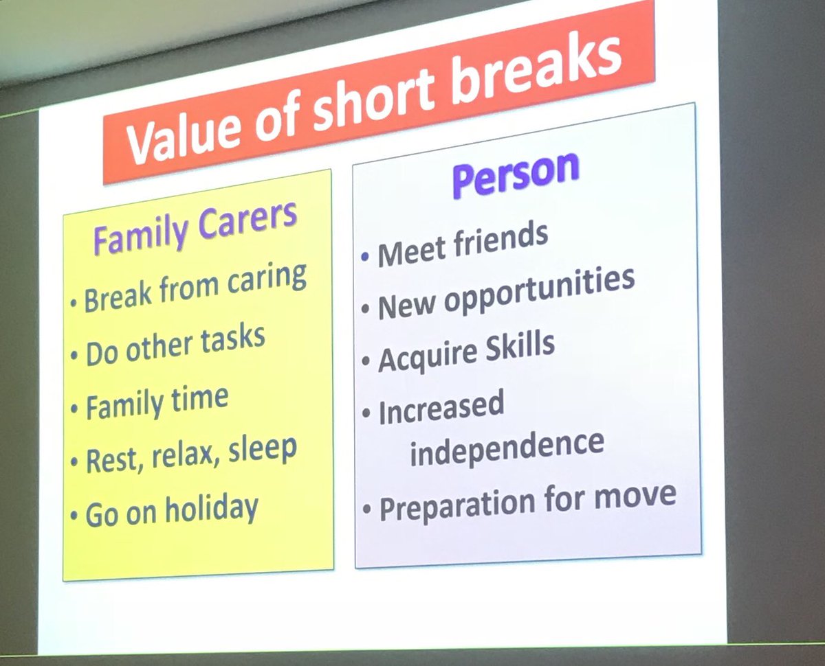 Respitality's tweet photo. Short breaks requires #cocreation to ensure there’s a holistic benefit to all involved #isba2018 #shortbreaks https://t.co/TzH8RPCcrH