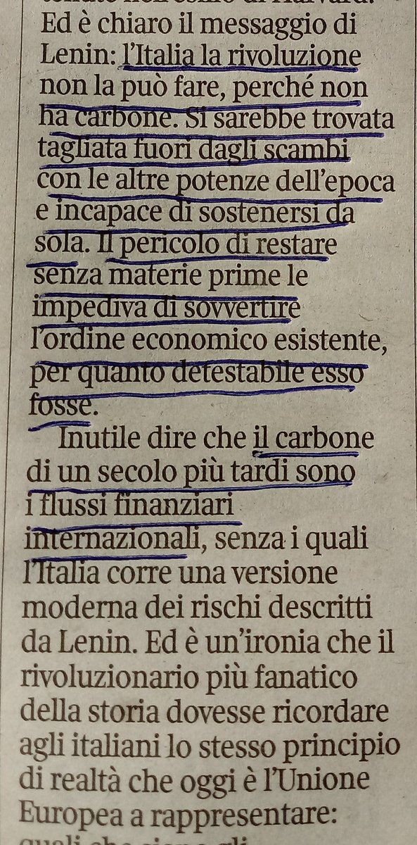 Oggi <a href="/federicofubini/">Federico Fubini</a>, con un parallelo storico, ci spiega la realtà delle cose. E il segreto è leggere dietro e oltre le righe. Come Paese siamo dipendenti dall'esterno e lo saremo sempre. Purtroppo o per fortuna? <a href="/Corriere/">Corriere della Sera</a> #10ottobre #ManovraDelPopolo #Salvini #dimaio #Europa