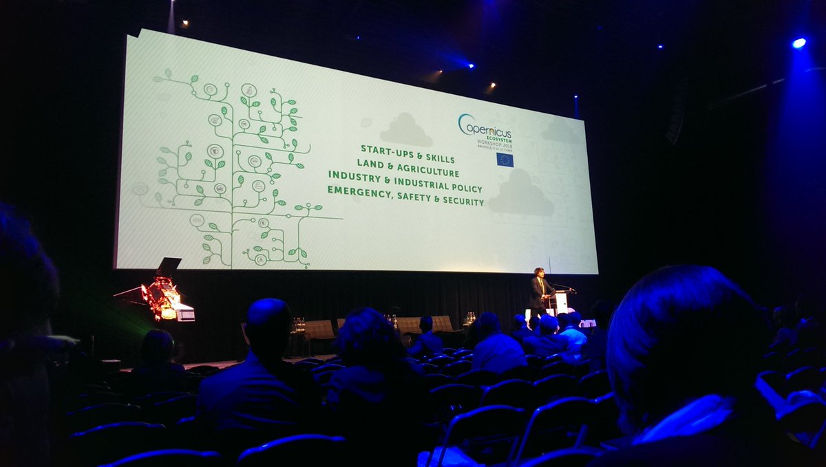 Who better to close the conference than Andreas Veispak, DG Grow? #CopernicusEcosystem