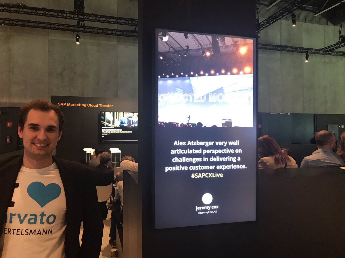 PierreBremehr's tweet photo. #SAPCXLive powered by @gerritin and of course @arvatosystemsDE 😎😎😎 https://t.co/5cRLxo5kjT