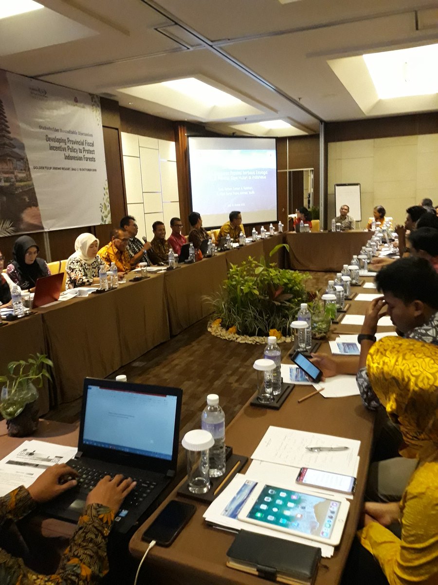 PWYP_Indonesia's tweet photo. Diskusi ini dihadiri oleh perwakilan K/L, Pemprov Papua dan Sumatera Selatan, mitra pembangunan internasional serta masyarakat sipil #PWYPatIMFMeeting #ecological #fiscaltransfer https://t.co/IccVFoscAs