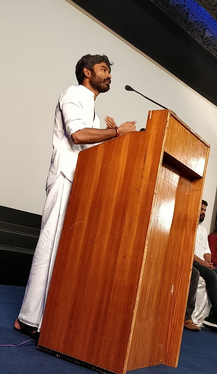 Dhanush at the Vada Chennai press meet