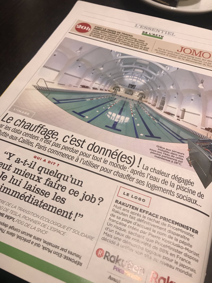 cschell_bechtle's tweet photo. Quand les data centers chauffent une piscine 🏊🏼‍♂️ parisienne ! Et ce n est que le debut ! https://t.co/G0Tak4H7ou