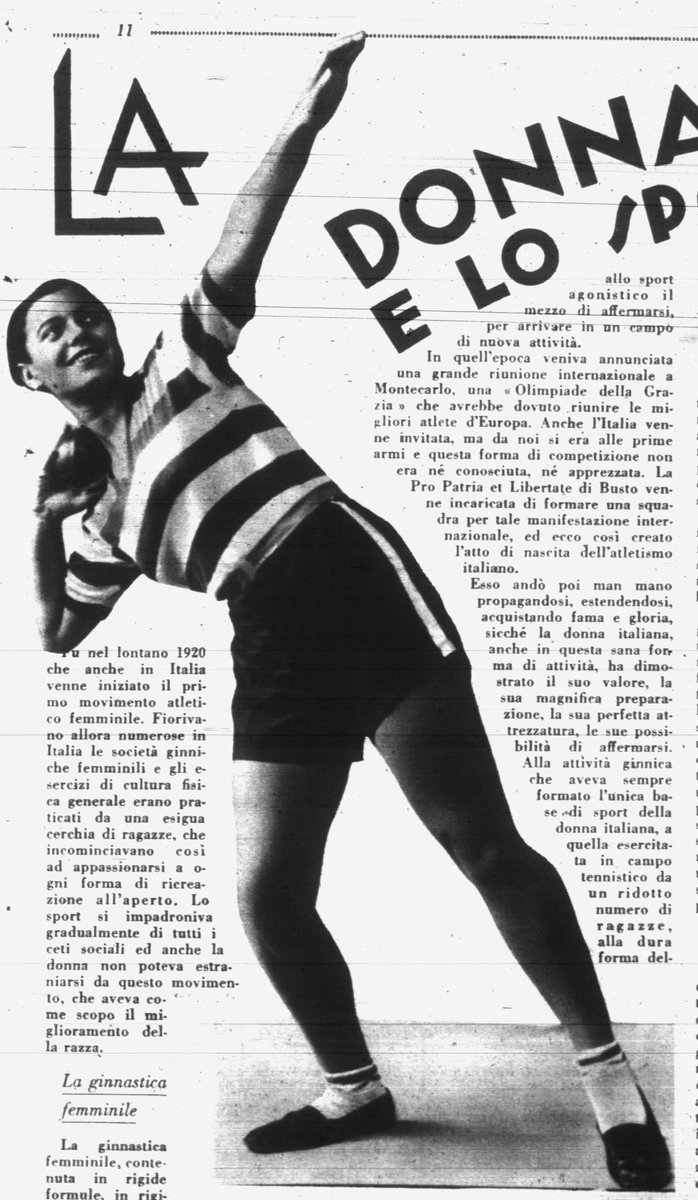 calciatrici1933's tweet photo. Strenna di #Atleticafemminile italiana, anno 1932

(1) La milanese #BrunaBertolini, lancio del peso
Fonte: 🇮🇹 La Domenica Sportiva, 27/11/1932, p. 11

#atlhetics #atleticaleggera #DonneDiSport @atleticaitalia https://t.co/25FfaqKLG9
