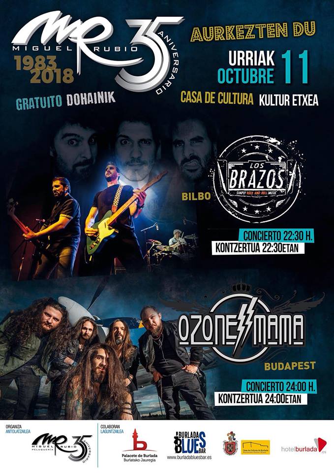 AytoBurlada's tweet photo. #Burlata GAUR #osteguna 22:30etan @KulturaBurlata-n, #MiguelRubio ileapaindegiak bere 35.urteurrenean antolatutako kontzertua.
- #LosBrazos (@LosBrazos)
- #OzoneMama (@OzoneMamaHUN)
Sarrera doakoa lekuak bete arte. Info+: https://t.co/zMjsUetBgS https://t.co/F9PM8aGHD8