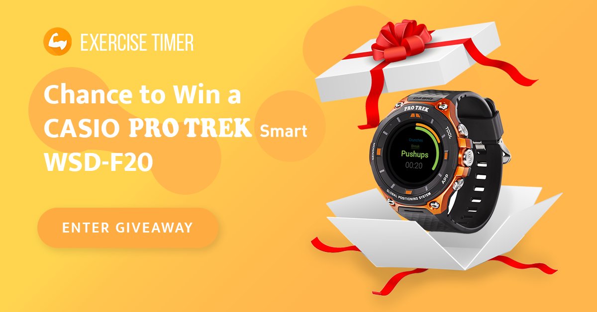 exercisetimer's tweet photo. We Made it to 1 Million Downloads!
Enter the #giveaway and celebrate with us: https://t.co/Ga6DlK2gut
#exercisetimer #SweepstakesEntry #HIIT #intervaltraining #fitness https://t.co/gpml8SfHwG