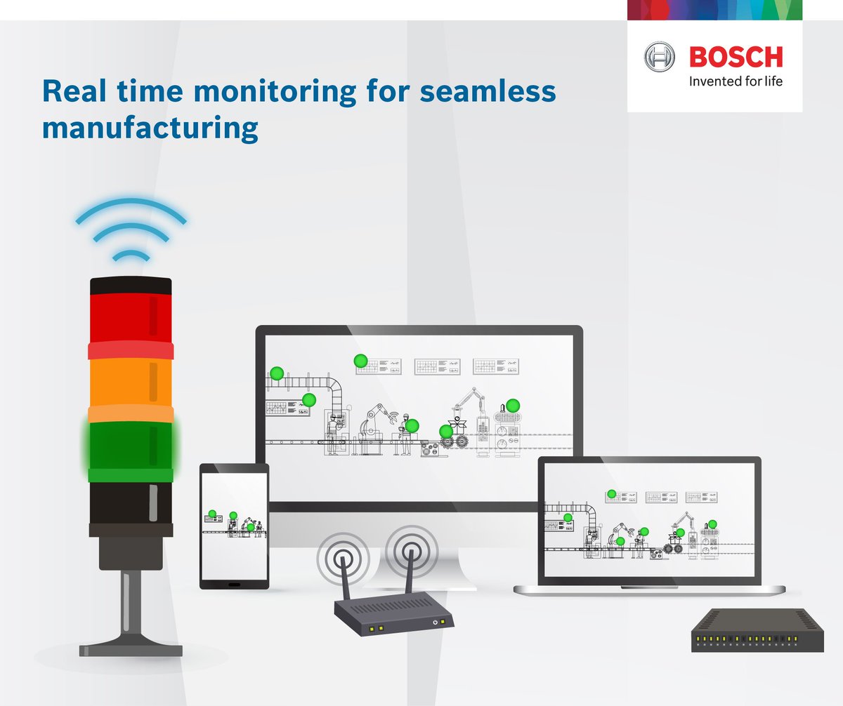 boschindia's tweet photo. "By flawlessly integrating into production units, the
#Bosch #ANDONsystem can provide real-time data
monitoring and connect shop floor teams effectively.
#KeepTheLineRunning #BoschAutomotiveElectronics" https://t.co/3NVJ3BpGtR