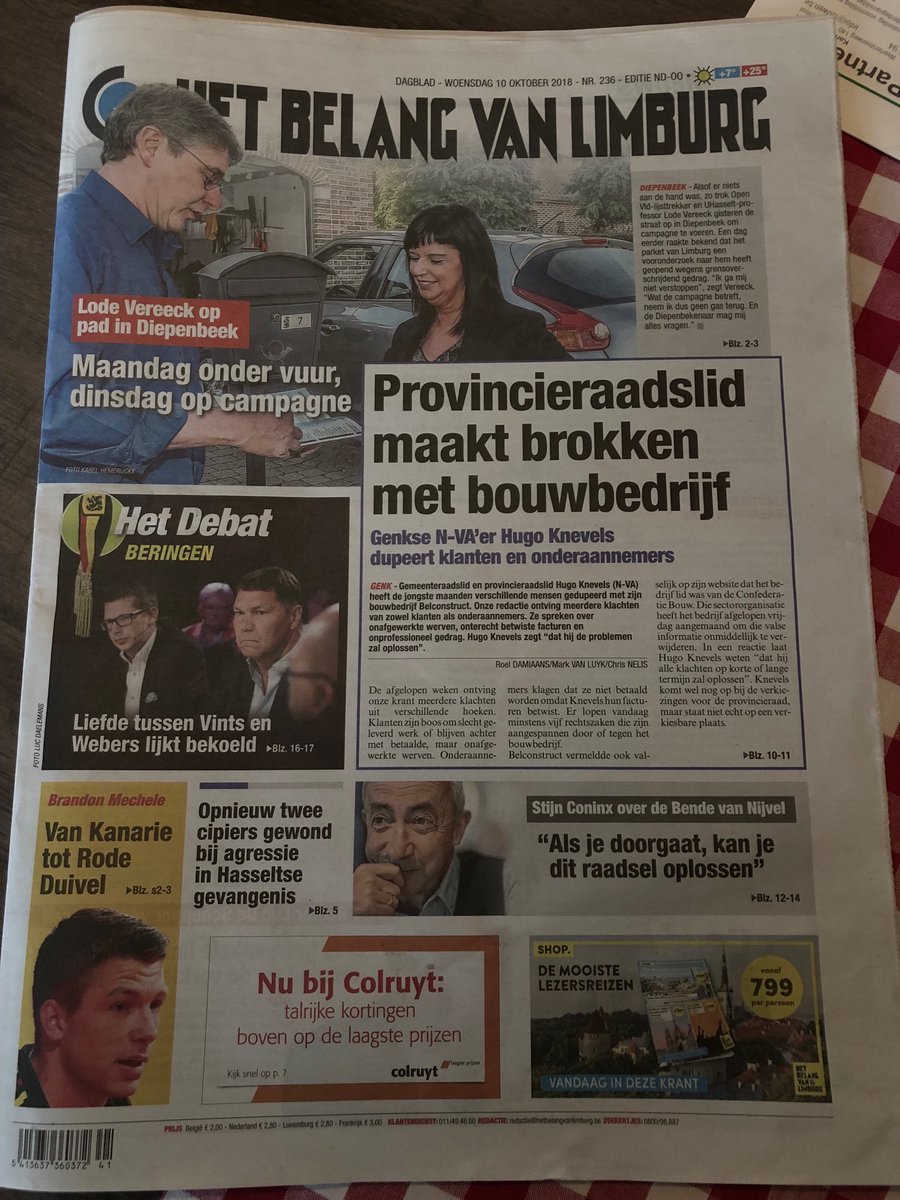 Wim_De_Meester's tweet image. Typische frontpagina van roddel- en propagandablad.
#MindControlMedia  #Degoutant