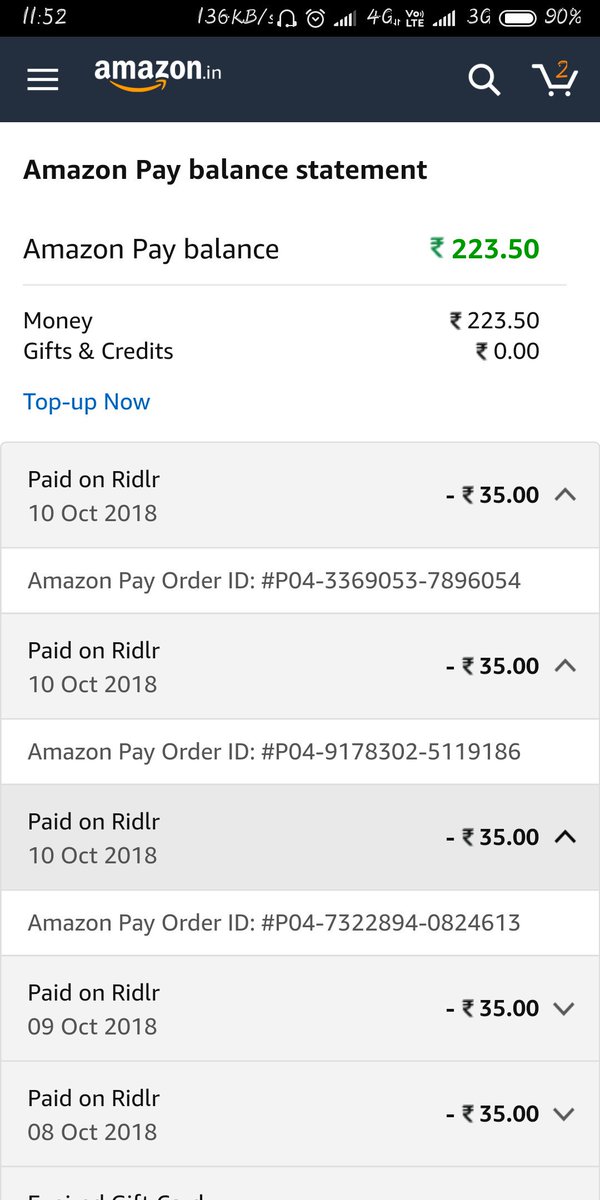 WhoRupesh's tweet image. Hello @RidlrMUM  dont know what kind of service u r giving to the customer.
Money has been deducted 3 times continuously but you have not given refund.
I have to take ticket for return &amp;amp; no balance in @amazon pay.
How to book return ticket ???
#CheapService
#Boyottridlr