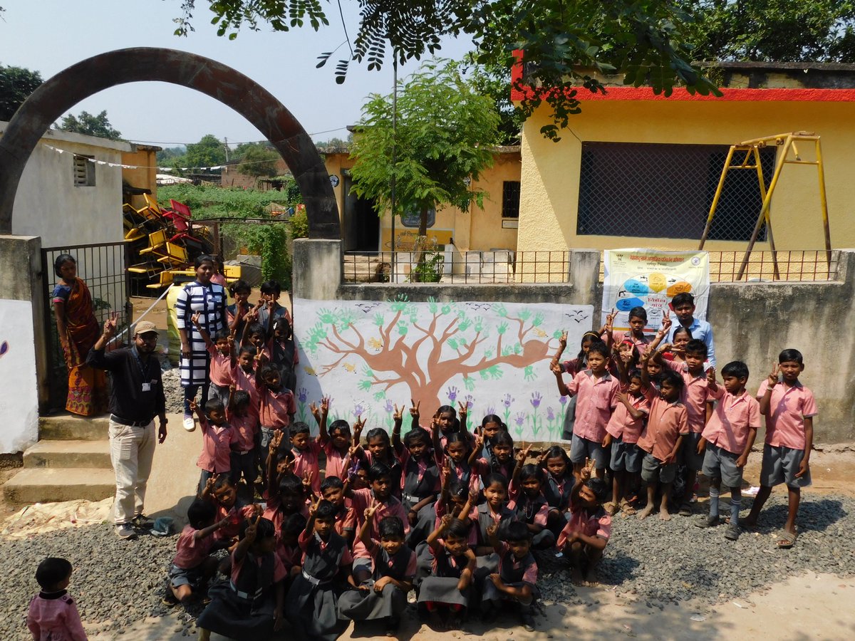 Tiger Research And Conservation Trust (@tractindia) on Twitter photo Wall Painting activity was conducted during the Wildlife week by TRACT in the Zilla Parishad school of two #VSTF villages : Salai, Dhawlapur. #MVSTF #wildlifeweek <a href="/MVSTForg/">Village Social Transformation Foundation</a> <a href="/CMOMaharashtra/">CMO Maharashtra</a> <a href="/MahaForest/">Maha Forest Official</a> <a href="/NagpurTOI/">TOI Nagpur</a> <a href="/THitavada/">The Hitavada</a> <a href="/MiLOKMAT/">Online Lokmat</a> Wall Painting activity was conducted during the Wildlife week by TRACT in the Zilla Parishad school of two #VSTF villages : Salai, Dhawlapur. #MVSTF #wildlifeweek <a href="/MVSTForg/">Village Social Transformation Foundation</a> <a href="/CMOMaharashtra/">CMO Maharashtra</a> <a href="/MahaForest/">Maha Forest Official</a> <a href="/NagpurTOI/">TOI Nagpur</a> <a href="/THitavada/">The Hitavada</a> <a href="/MiLOKMAT/">Online Lokmat</a>