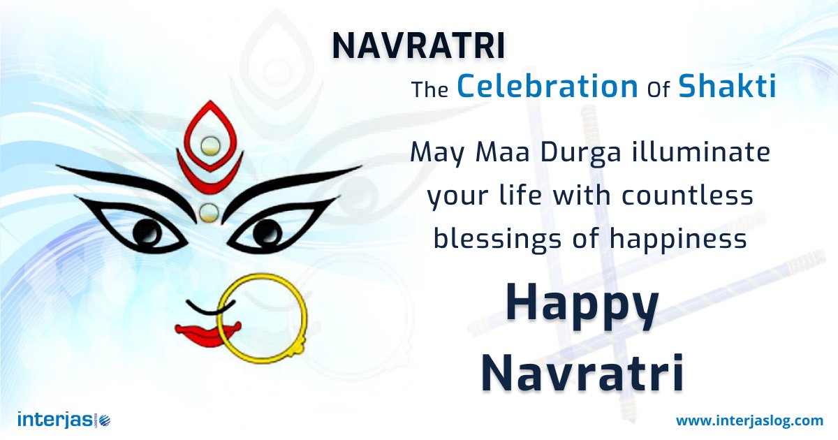 interjaslog's tweet photo. NAVRATRI - Celebration of SHAKTI!
May this 9 nights of Navratri bring grace, joy and happiness !
Interjas Logistics,
Wishing you a very
HAPPY & BLESSED NAVRATRI !πππ
#Happynavratri #Navratri #Festival #bebleseed #Interjas #Logistics#import # Export #Freight https://t.co/3VgxTH1Pf1