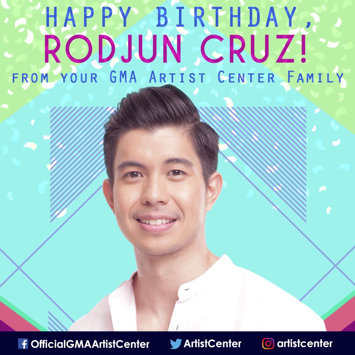 Happy Birthday, Rodjun Cruz! We hope all your birthday wishes come true!        