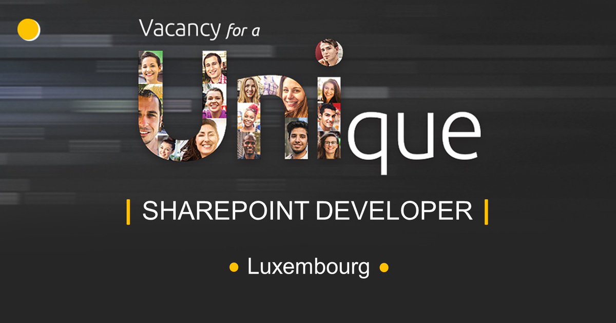 UniSystems_GR's tweet photo. Hiring:  #developer to provide requirements analysis, designs, builds &amp; test reports for #SharePoint. Apply now: https://t.co/XSjofcqy5n #UniSystemsJobs #Jobs https://t.co/yCLymq7gyu