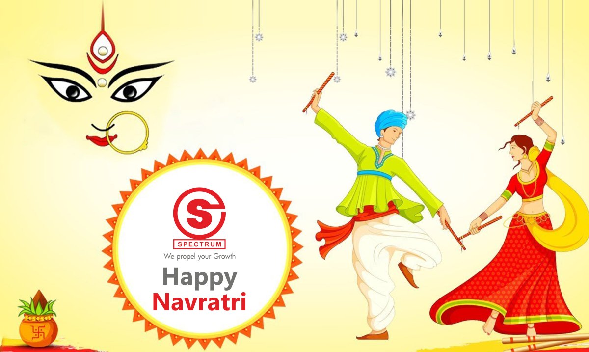 SpectrumEIL's tweet image. Wishing everyone very #Happynavratri !! It is the celebration of the victory of Shakti over evil! May this festival brings joy, peace &amp;amp; prosperity! #SpectrumElectrical #Jalgaon