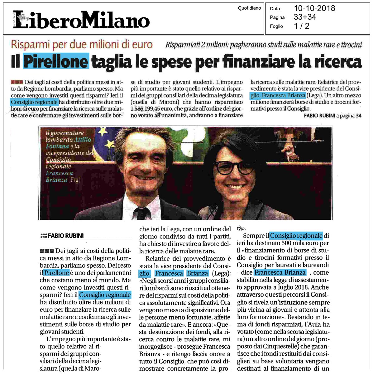 Attilio Fontana tweet media