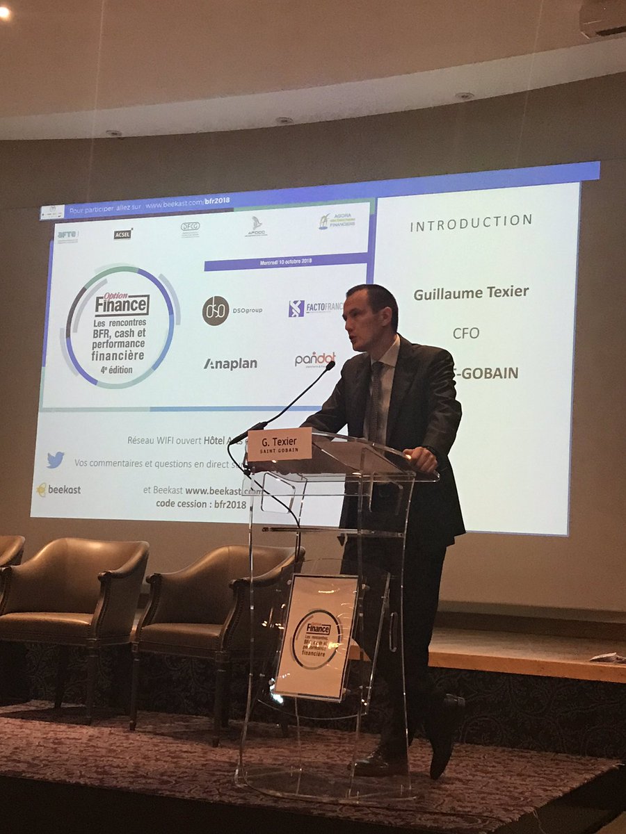 leilabrousse's tweet image. @anaplan partenaire ce matin des #RencontresBFR #performancefinanciere Keynote d’ouverture par Guillaume Texier CFO de @saintgobain
