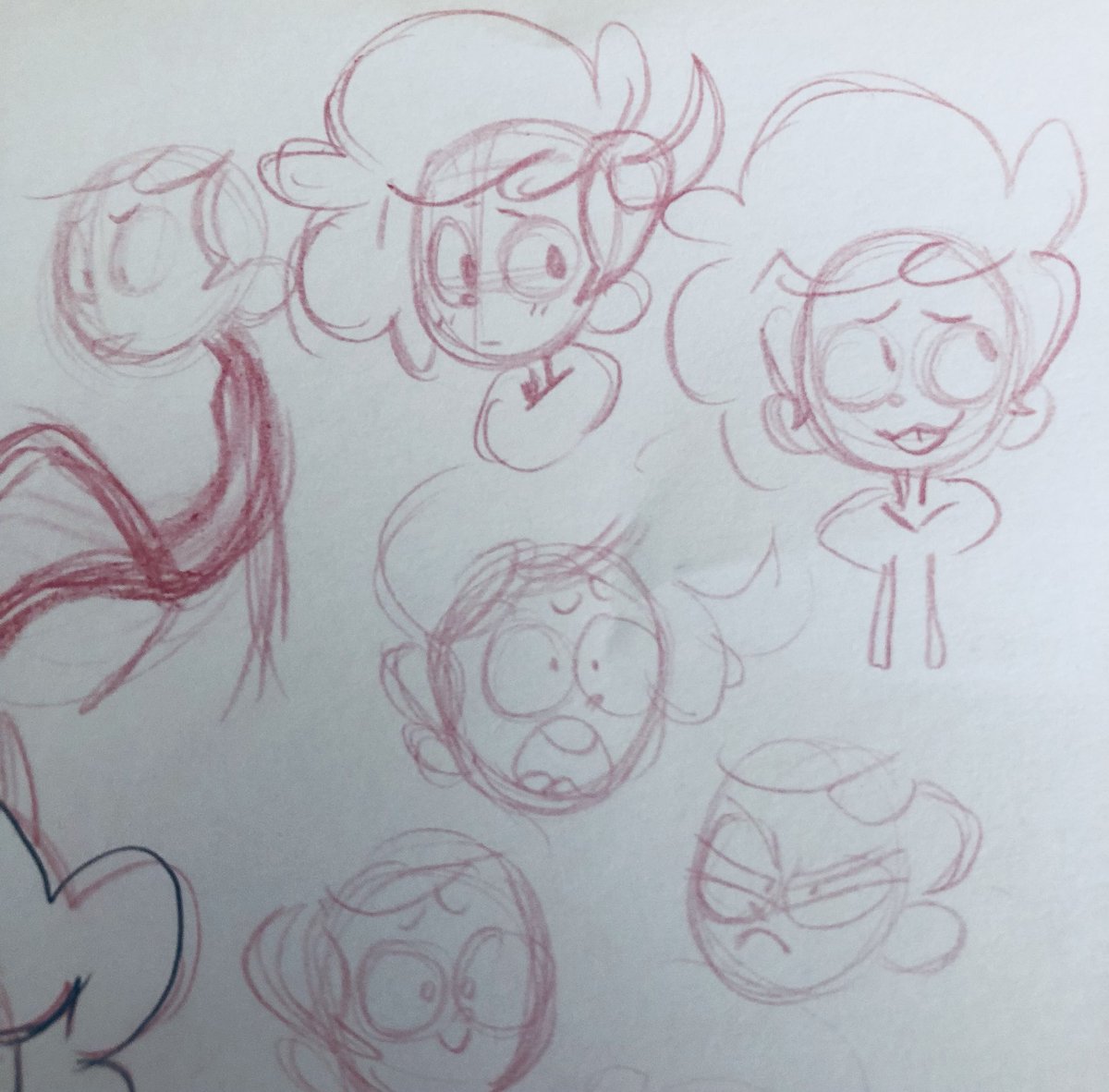 Here's some sketchbook scavenging, I'm working on stuff!! 🎃 