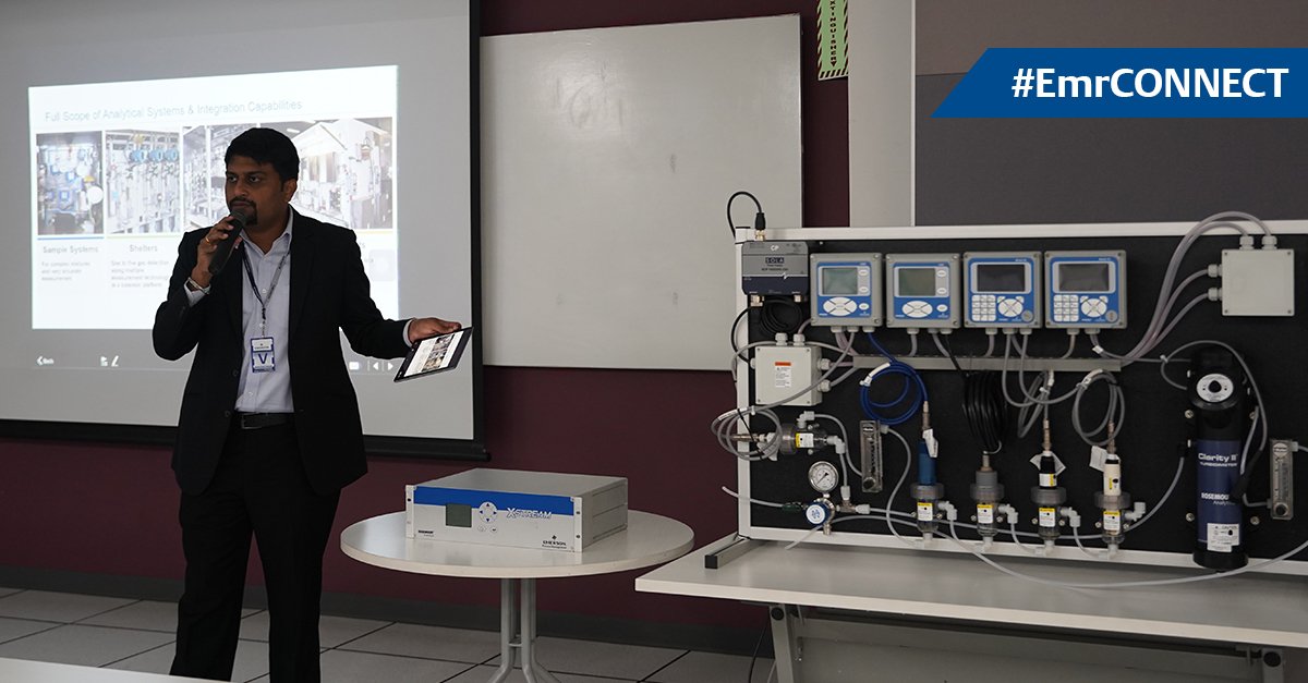 EMR_Automation's tweet photo. Sandeep Kurup explains how to achieve precision gas analysis with Emerson's reliable &amp; comprehensive analytical solutions. #EmrCONNECT https://t.co/ItmtGZBDrj https://t.co/hySj2uoxhL