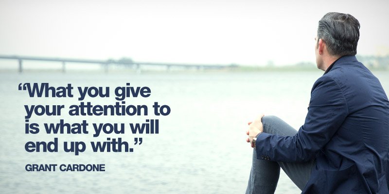 Make your goals substantial enough that they keep your attention. CardoneU.com  #grantcardone #quote